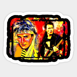 New Wave Glamour Chronicles Duran Nostalgia Tribute Shirt Sticker